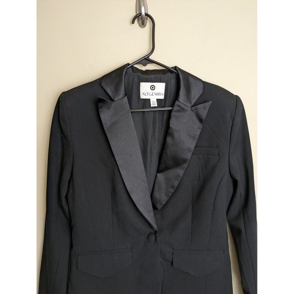 Altuzarra for Target mixed media black tuxedo blazer Large Meghan Markle - Picture 3 of 10